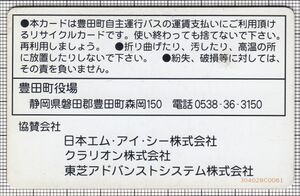ユーバスカード（金額表記なし）（裏）（画像提供：はぐれこまぴん）