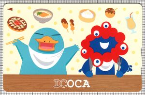 ICOCA（記念デザインカード「大阪・関西万博 記念ICOCA」）（表）